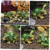 Ciieeo Sets Frog Ornaments for Home Frog Themed Miniature Resin