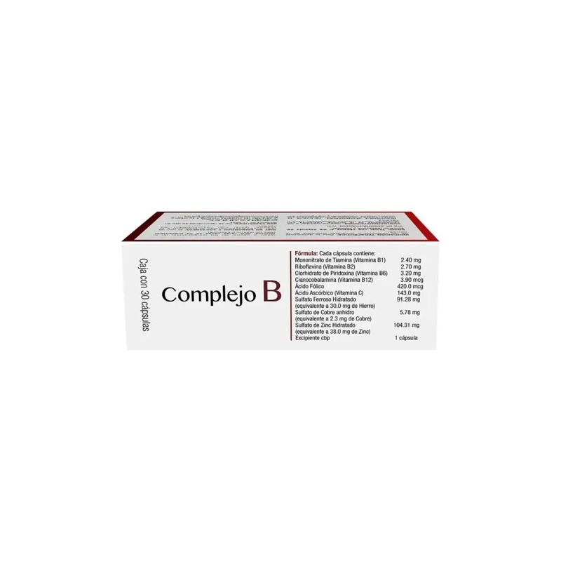 Progela Complejo B Vitaminas Y Minerales 30 Cap