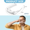 20 Pcs Elastic Nose Bandage, VEGCOO Nasal Bandage Nose Bleed