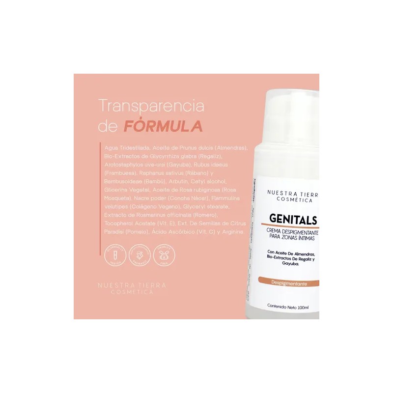 Crema Despigmentante Para Zonas Intimas Con Arbutina 100ml