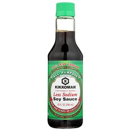 Kikkoman Sauce Soy Less Sodium, 10 Oz (Pack Of 12)