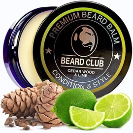 Premium Beard Balm | Cedar Wood and Lime | The Best Beard Conditioner & Softener to Shape & Style Your Beard, While Stopping Beard Itch & Flakes | Natural & Organic | Great for Hair Care & Growth
