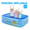 EGTMA Alberca Piscina Inflable Diseño De Pececitos 160*120*55cm