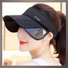 One Limitation CP432 Women's Simple Visor, Hat, Stylish, Running, Sun