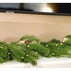 6.2Ft Christmas Garland with Lights, Christmas Greenery Pine Garland for