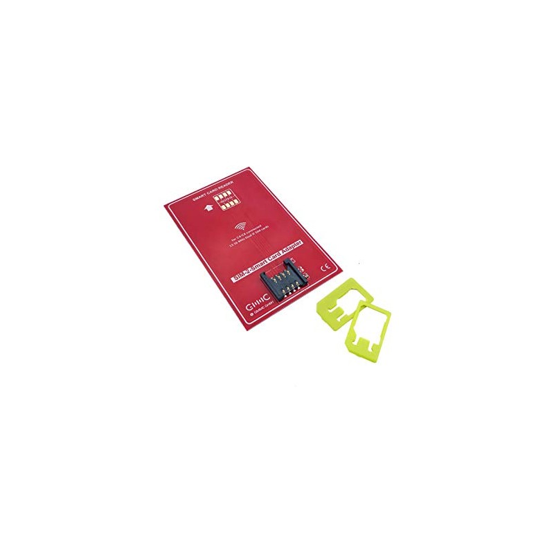SIM Adapter Red for Mini SIM, Micro SIM, Nano SIM,