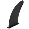 Surf SUP Fin, 11in Surfboard Fin Fixed Socket Type Black