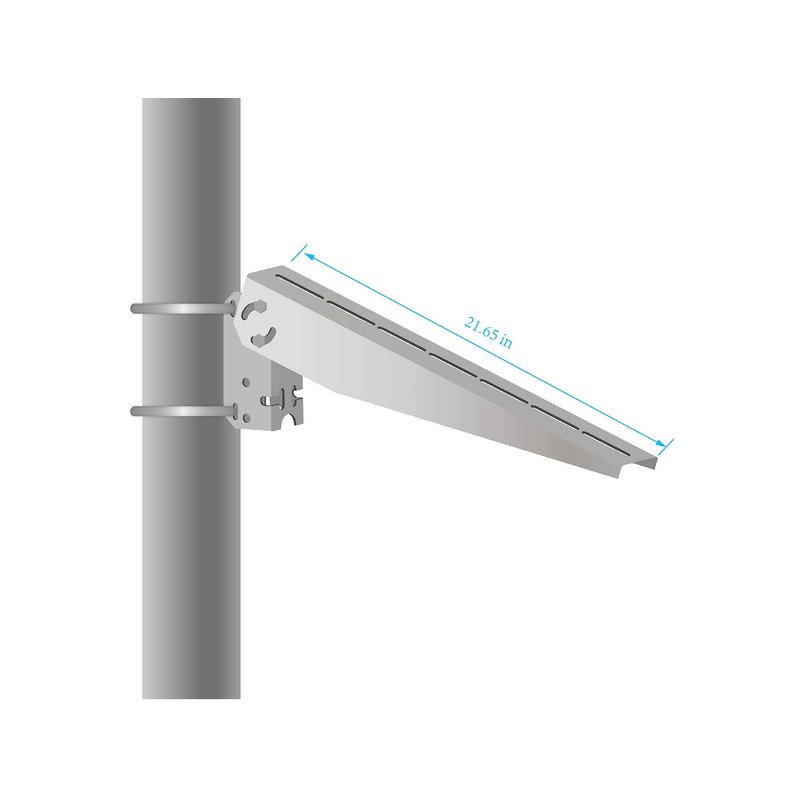 Newpowa Universal Solar Panel Mounting Bracket Single Arm Pole, Wall