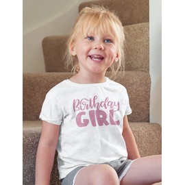 Birthday Girl Iron On Decal, Iron On Transfer, DIY Birthday Gift for Her, Birthday Tshirt Decal, Party Shirt, Iron On Label, Vinyl Applique for CLothing Fabric Hats (Flamingo Pink Glitter)