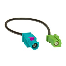 tomzz Audio 1500-020 GPS Antennenadapter Fakra auf Pioneer (HRS-F) passend für Pioneer AVIC-F Geräte auf GPS Antennen mit Fakra Anschluss