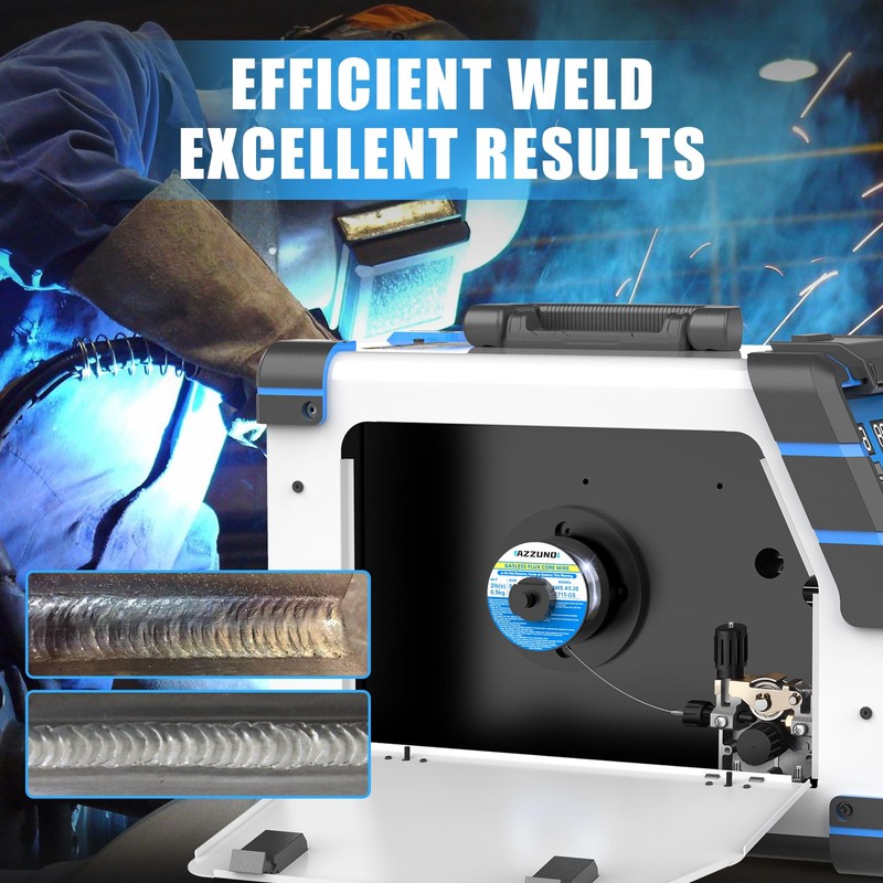 AZZUNO Flux Core Mig Welding Wire, E71T-GS Mild Steel Gasless