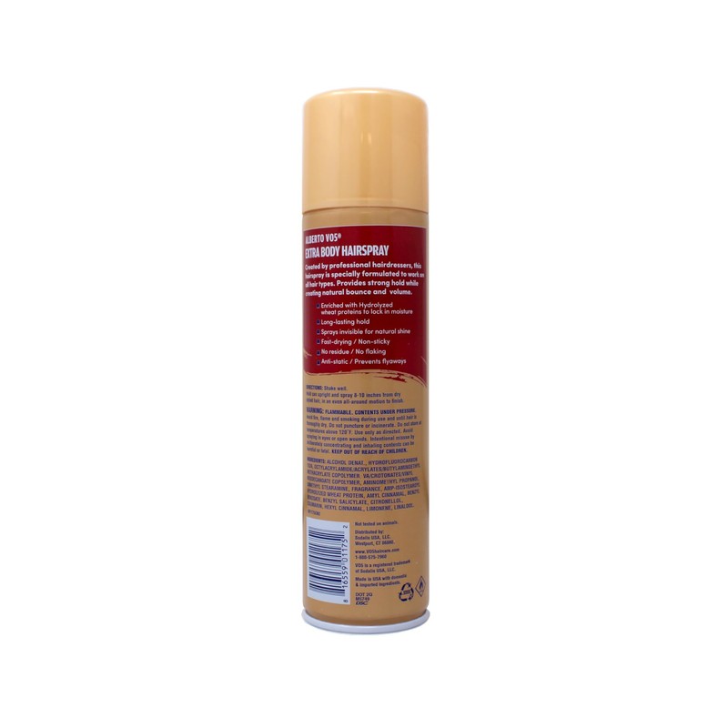 VO5 Crystal Hairspray, Extra Body 8.5 oz (Pack of 4)
