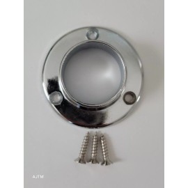 AJTM Closet Rod 1-1/4 Round Socket/Support