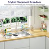 SWTYMIKI Kitchen Sink Caddy Organizer - 2 Tier Sponge Holder