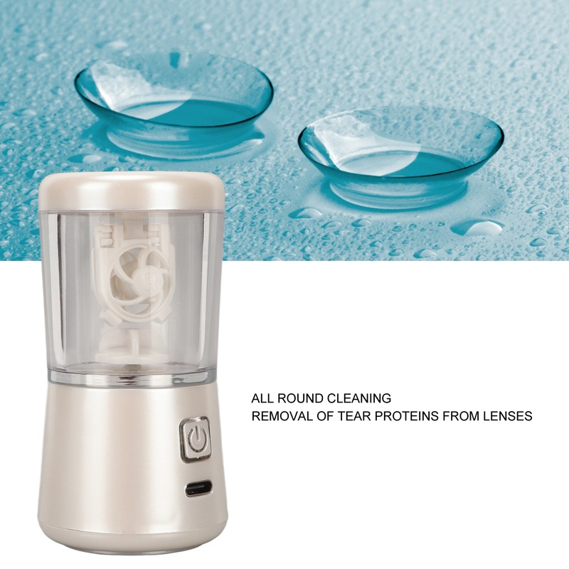 Contact Lens Cleaner USB Charging Automatic Portable Tear Proteins Removal