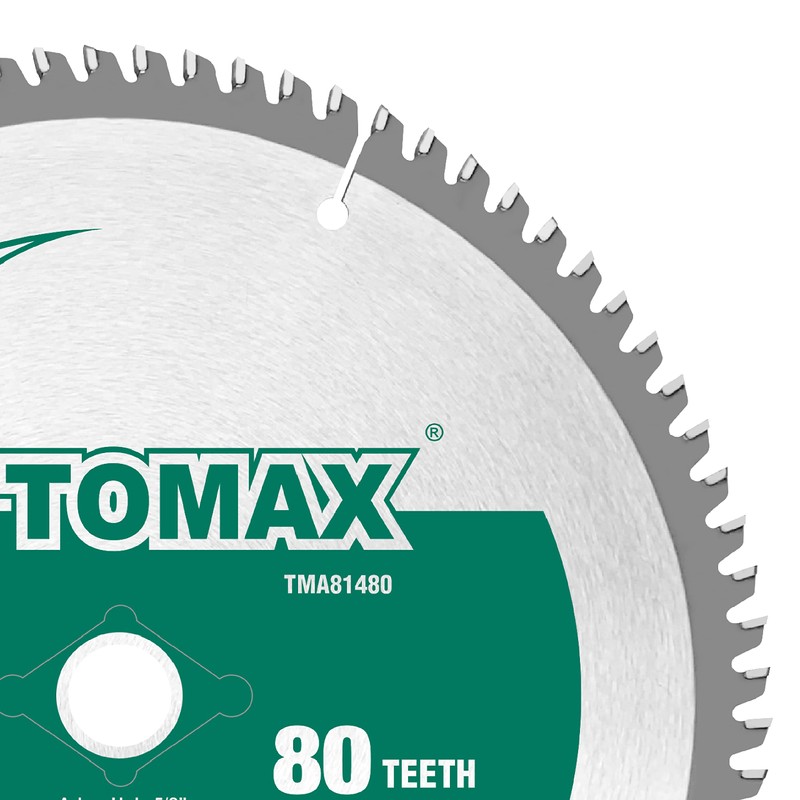TOMAX 8-1/4-Inch 80 Tooth TCG Thin Aluminum and Non-Ferrous Metal