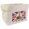 Large 'King's Coronation Union Jack Flag' Canvas Organiser/Storage Bag (OR00024610)