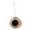Sosoport Parakeet Nest Coconut Shell Bird House Nest for Small