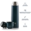 Blumtal Eifel Stainless Steel, Leak-Proof Thermos Flask with Drinking Cup