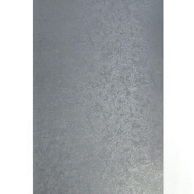 Textured Plain Dark Gray Silver Metallic Wallpaper Faux Fabric Rusted
