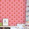 2 Sheets of 17x39inch Large Flower Wallpaper, Removable DIY Peel