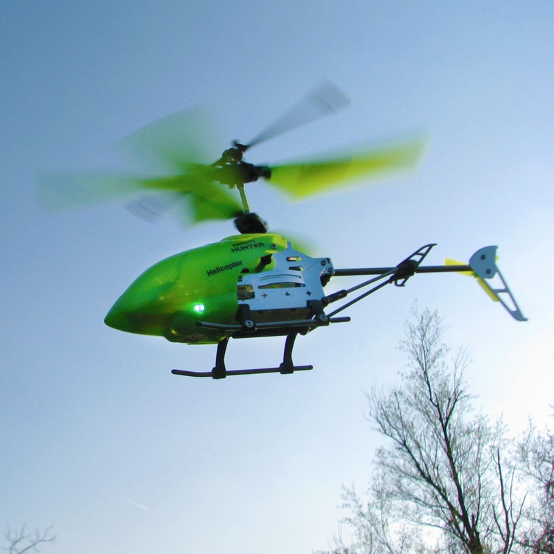 NIGHT HUNTER Glow In The Dark RC Helicopter