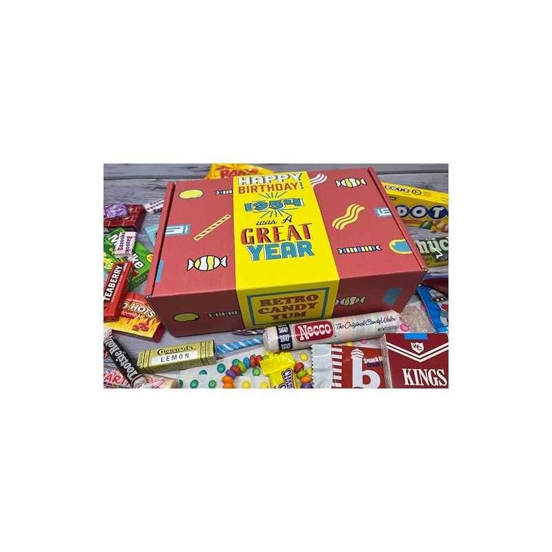 RETRO CANDY YUM ~ 1954 71st Birthday Gift Box Nostalgic