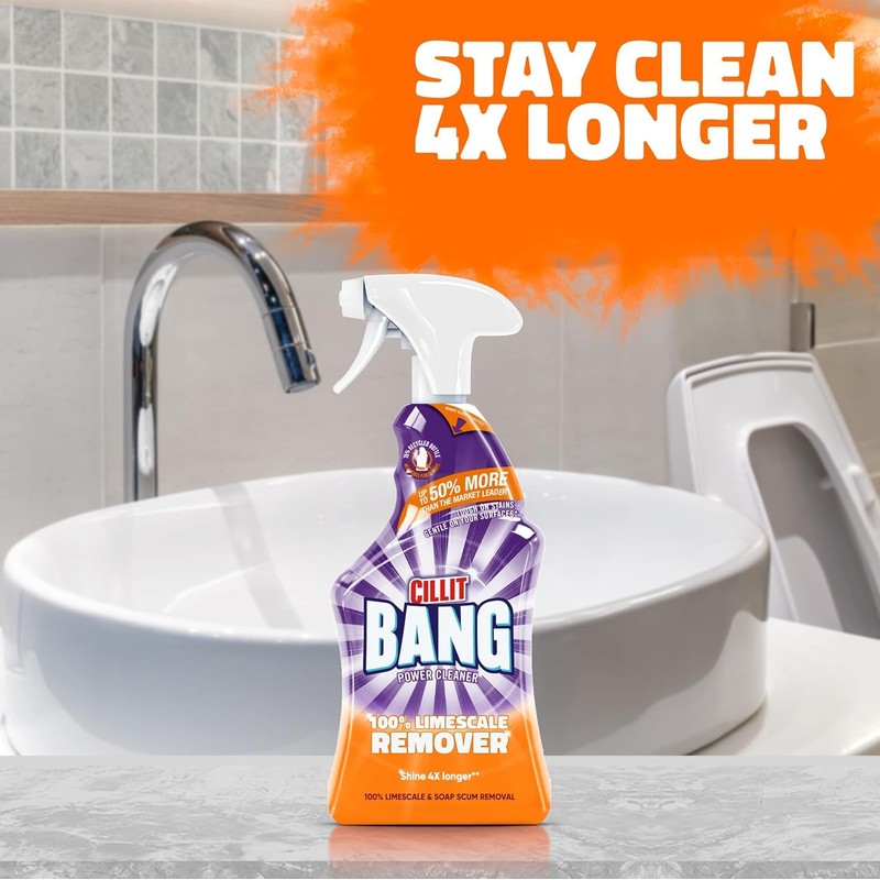 Cillit Bang Power Spray Limescale and Shine 750 ml (Pack