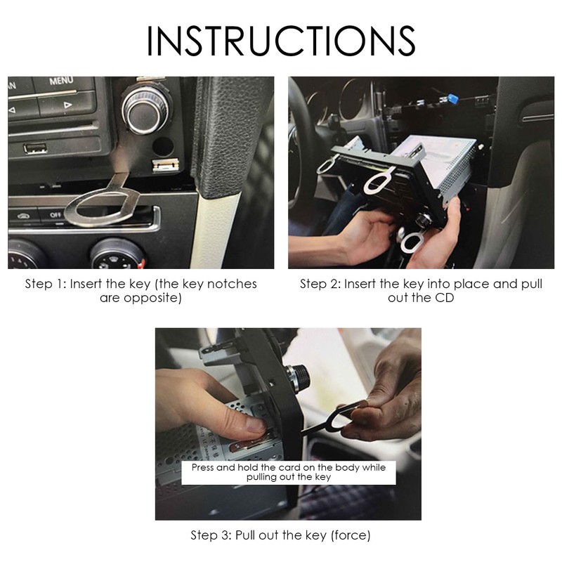 XMNIVATE 6 Key Extractor Kits, 1 Carabiner, Radio Removal Key,