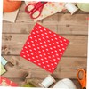 TEHAUX Flower Dot Printed Square Nonwoven Fabrics 20pcs for DIY