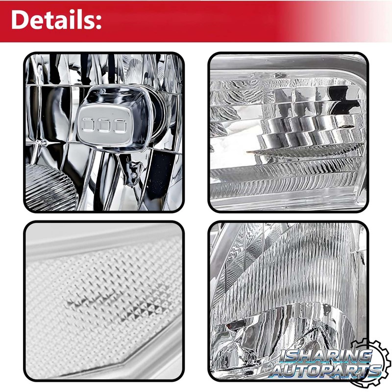 ISHARINGAUTOPARTS Headlights Assembly Compatible with 2009-2021 Nissan Frontier Halogen Head