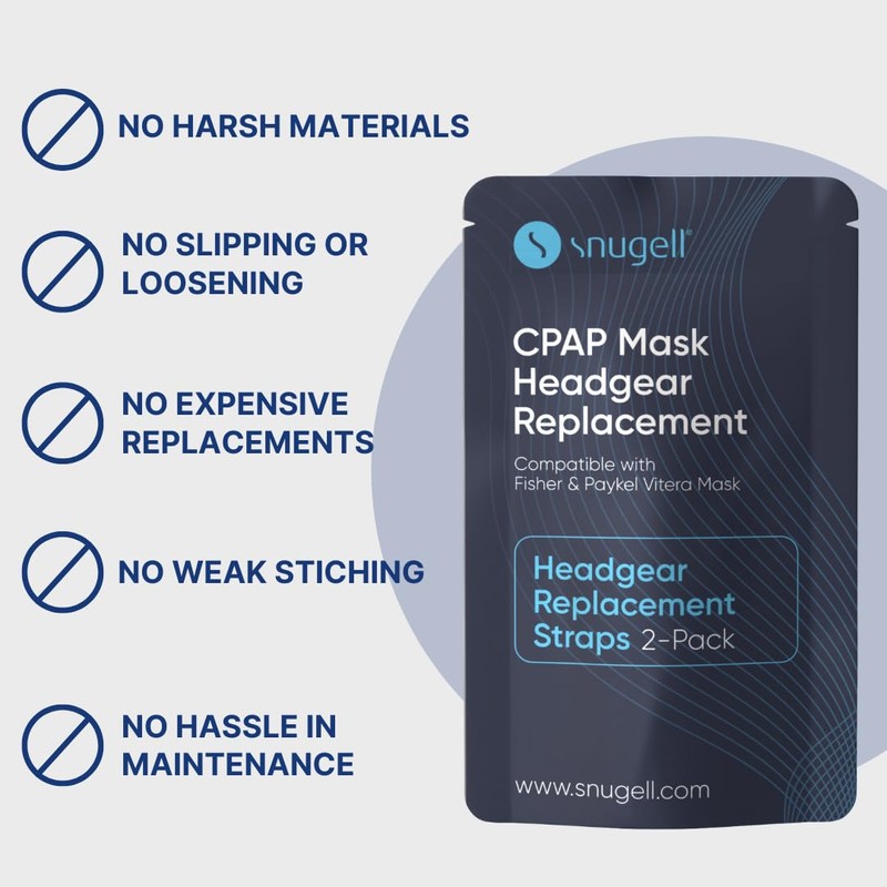 Vitera Headgear CPAP Strap Replacement for Full Face Mask –