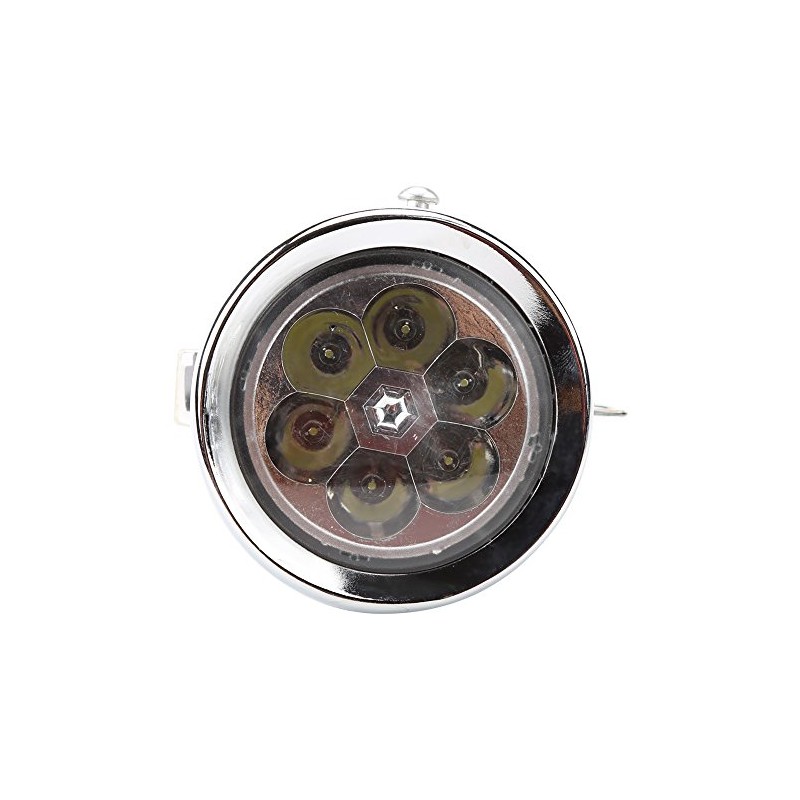 Yctze Vintage Front Light Headlight with 6 LEDs, Classic Style