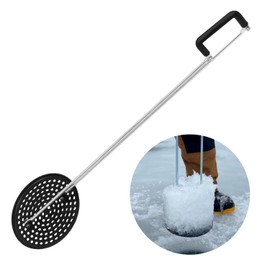 Deep Freeze One-Shot Ice Skimmer-Pro Edition - 8” - Ice Fishing Skimmer - Ice Fishing Hole Scoop - Ice Fishing Gear & Accessories - Fishing Tool - Fishing Gear