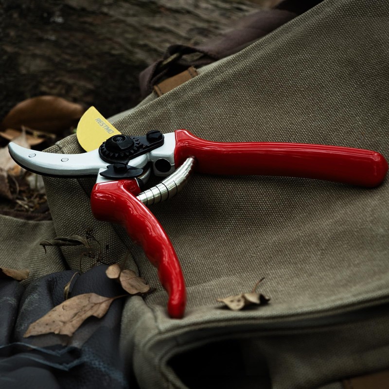 RESTMO Heavy Duty Pruning Shears, Premium Garden Clippers with Forged