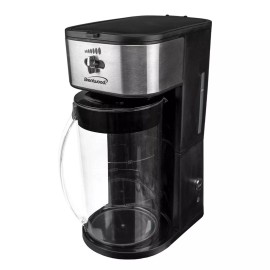 Brentwood Iced Tea & Coffee Maker in Black w 64 oz Pitcher