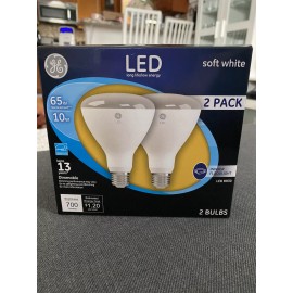 General Electric-  2pk LED 65W- Soft White Light Bulbs.