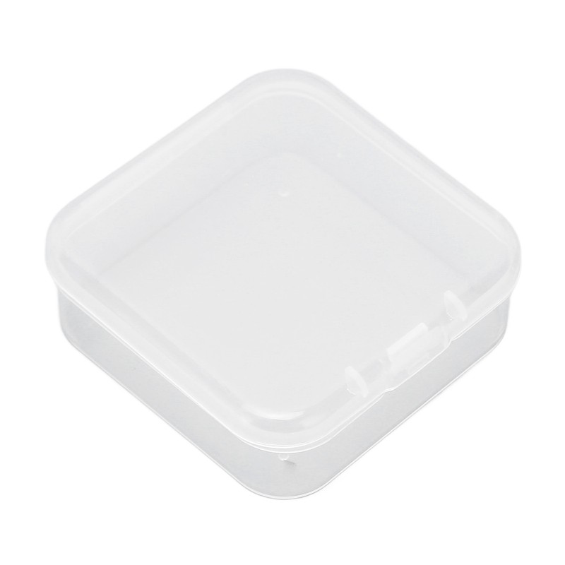 24pcs Mini Clear Jewelry Box Transparent Portable Small Plastic Storage