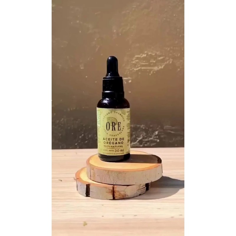 Aceite De Orégano, Ore, 30 Mls Gotero Individual Sabor Orégano