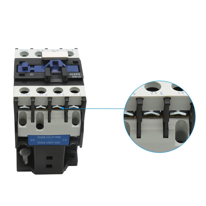 LDEXIN AC Contactor CJX2-2510 Coil 380V 25A 50/60Hz 3 Phase