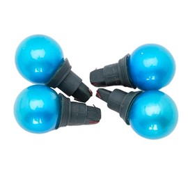 Christmas Concepts® Pack of 4 Blue Berry Push in Spare Bulbs - 2.4V 0.18W 0.075a - Replacement Bulbs