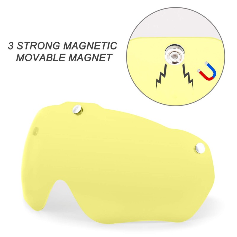 Shinmax Casco de Bicicleta con Visera magnética extraíble para Casco
