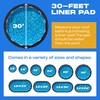 Yankee Pool Liner Pad, 30 Ft Round Puncture Proof Pool
