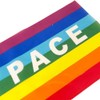 50/100Pcs Mini Peace Flag Rainbow Pacifist Flag Hand Held Polyester