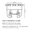 NICETOWN Blackout Tie Up Curtain for Kitchen, Adjustable Window Shade