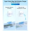 Magnetic Wireless Charger 15W with 20W Adapter & 6ft Cable