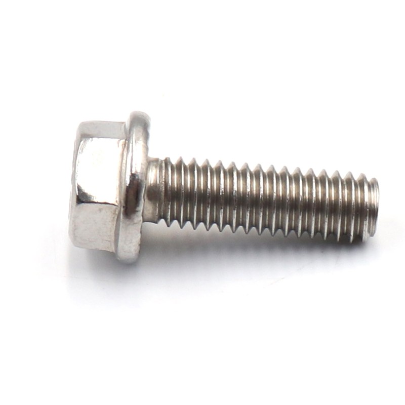 cSeao 1/4-20 x 1-1/4" Flanged Hex Head Bolts Flange Hexagon
