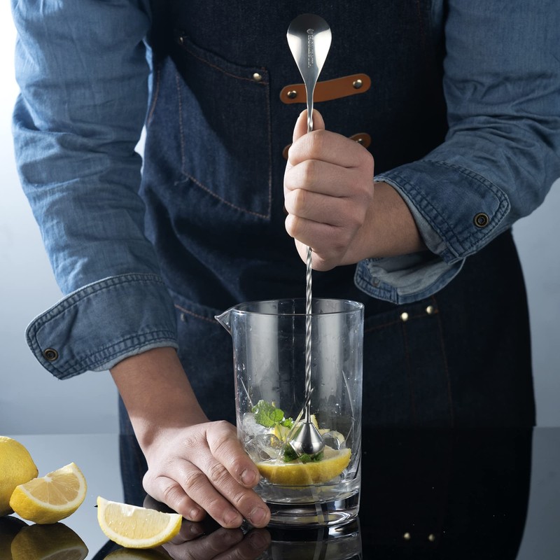 Homestia 2 in 1 Bar Spoon Mini Bar Pestle Cocktail