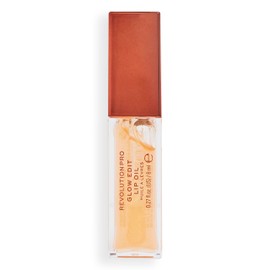 Revolution Pro Revolution Pro, Glow Edit Shimmer Lip Oil, Non-Sticky & Hydrating Formula, Contains Vitamin E, Glossy Finish, Forever Orange, 8ml