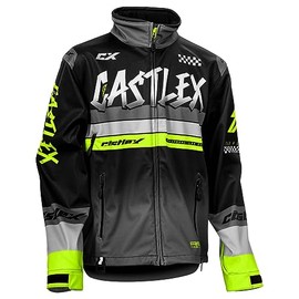 Castle X Men's R24 Race Jacket (Black/Hi-Vis/Charcoal - X-Large)